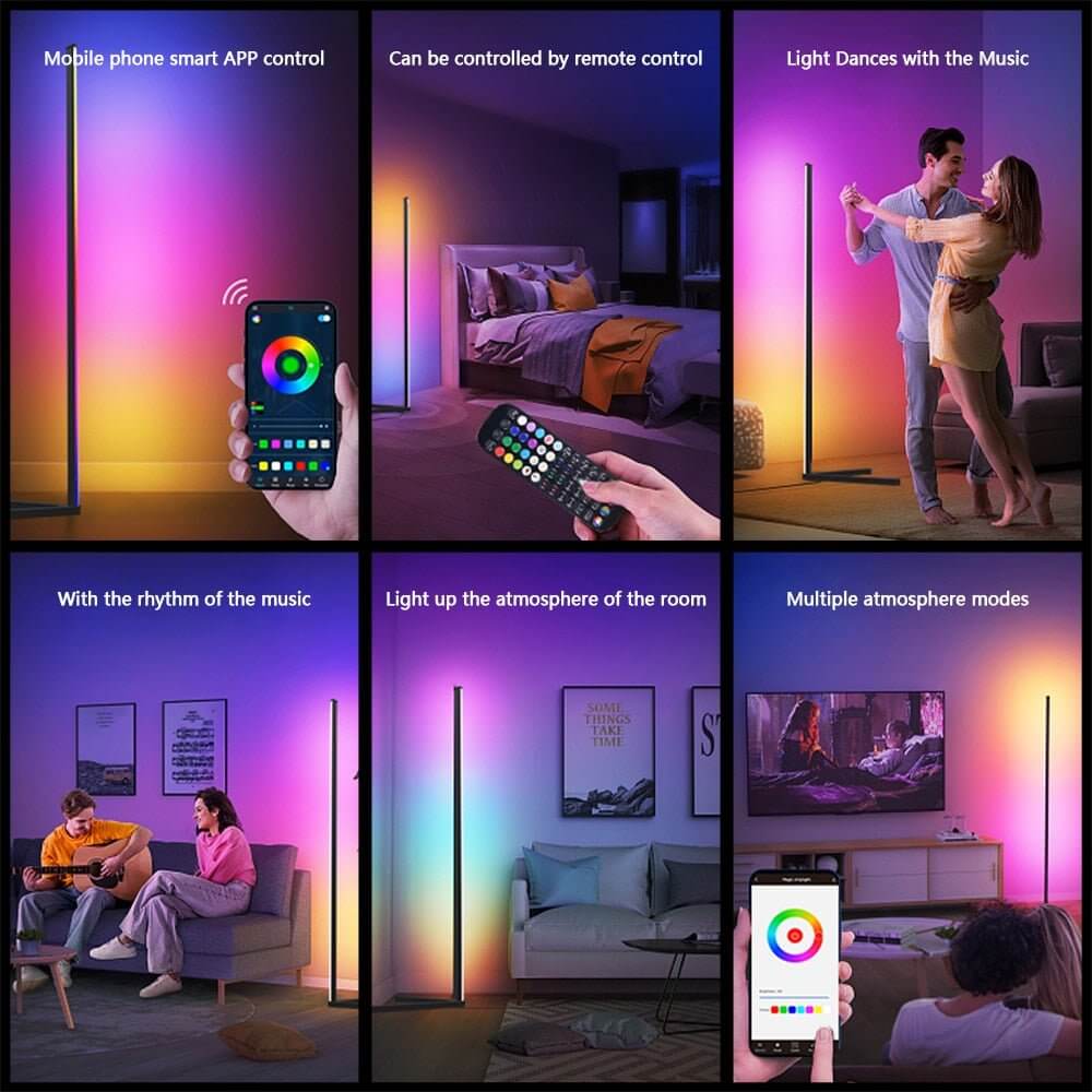 LED-RGB Stehlampe DX-Licht - Pazzado